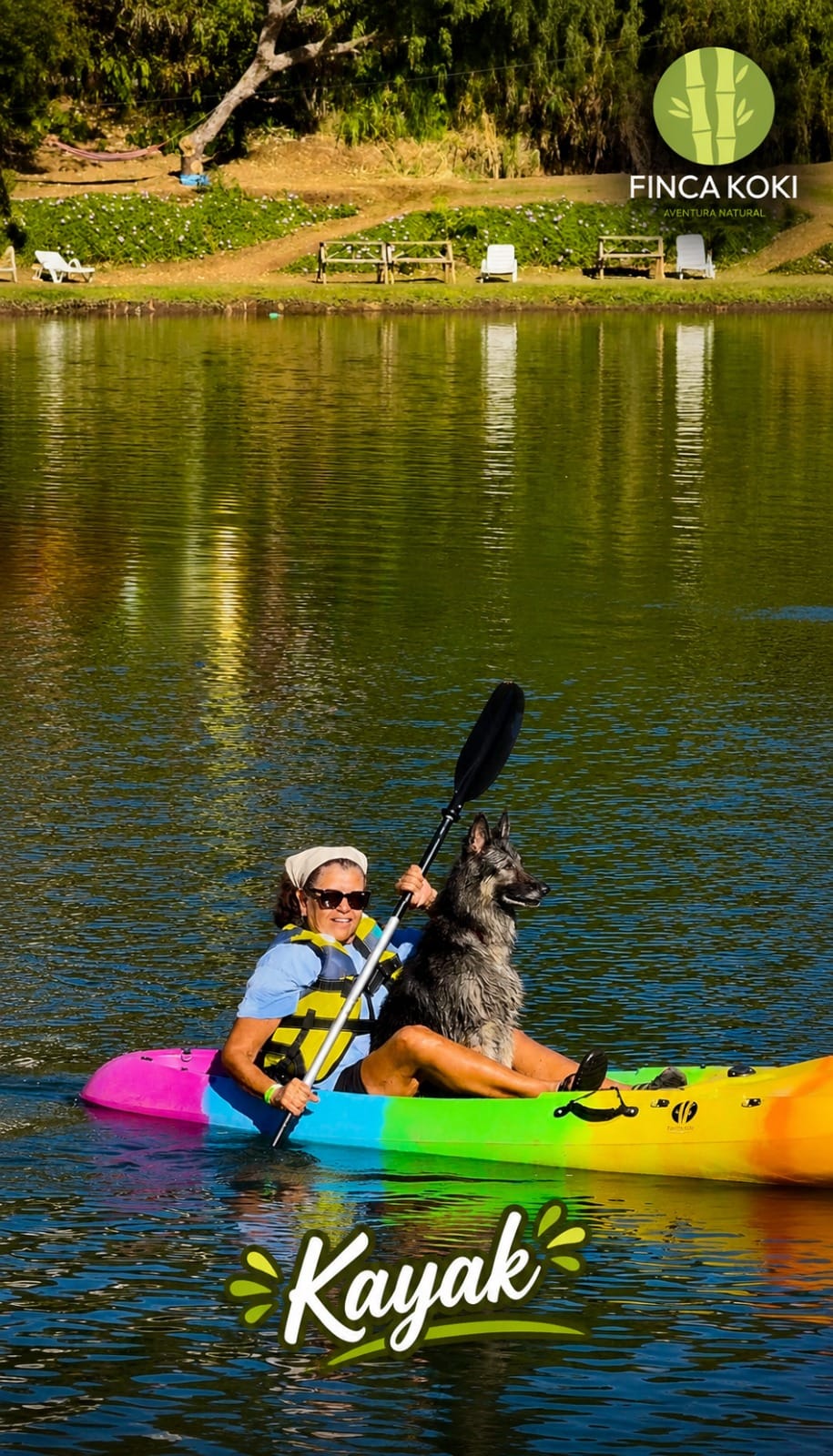 Kayak en Finca Koki