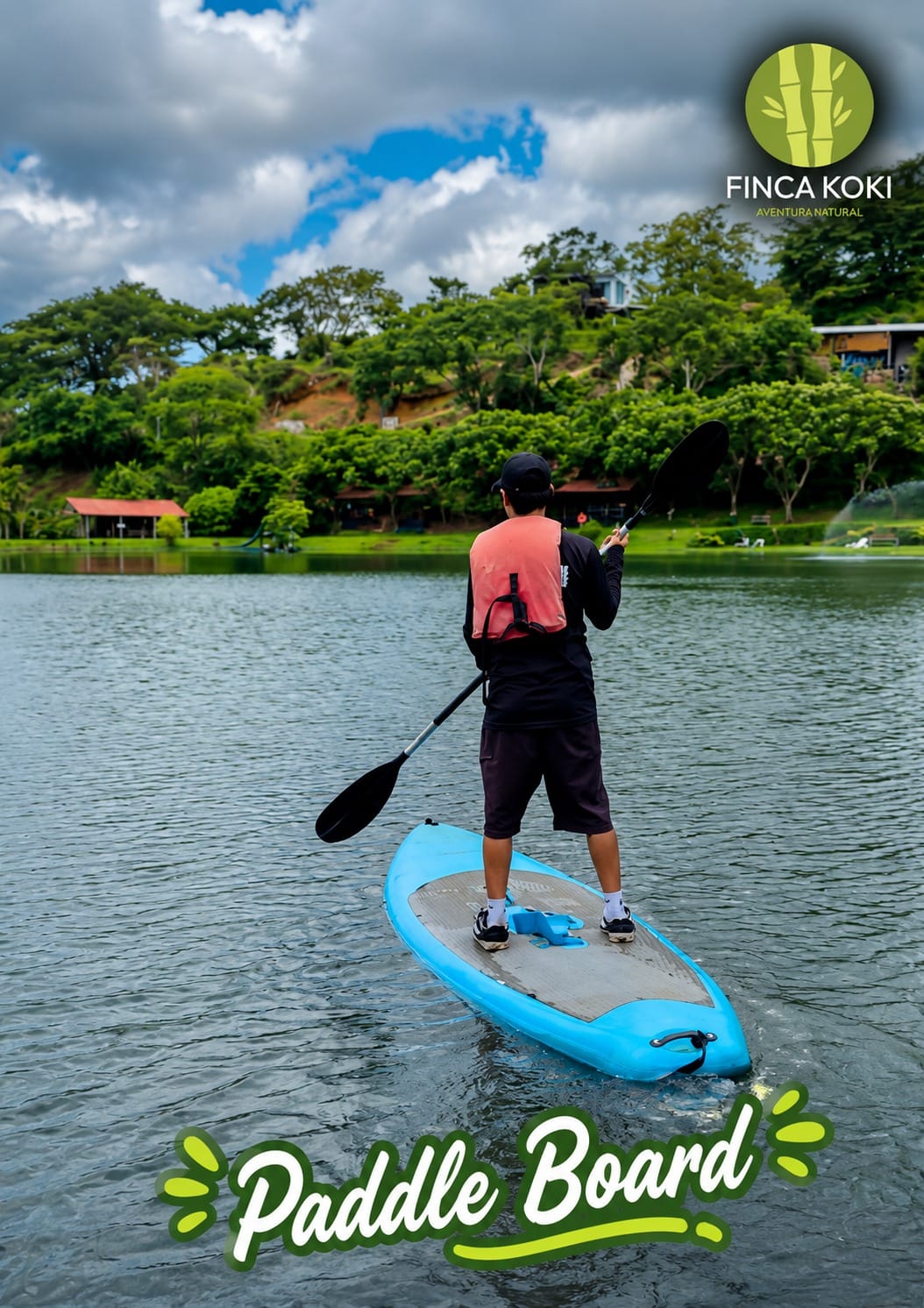Paddle board en Finca Koki