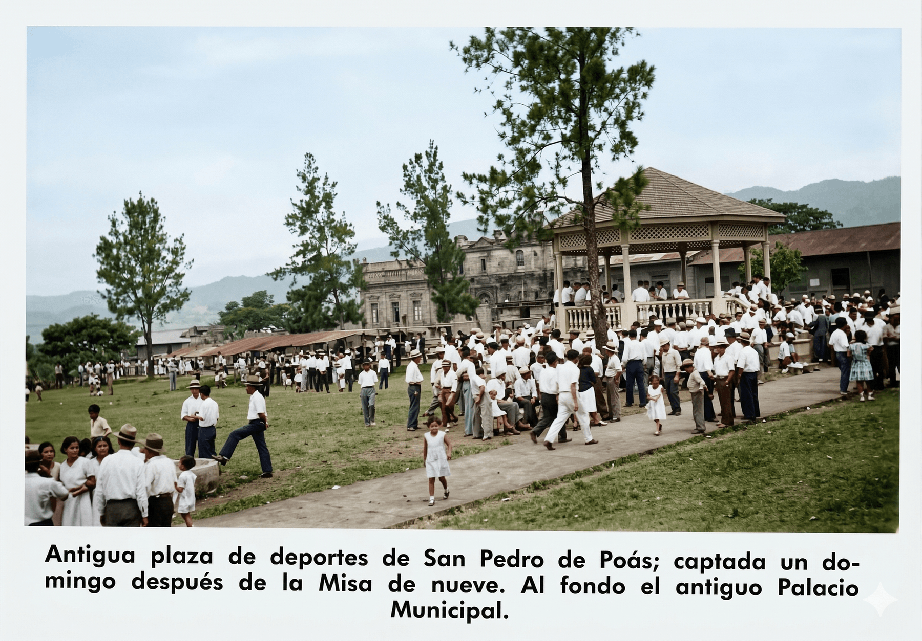 Antigua plaza de deportes de San Pedro de Poás